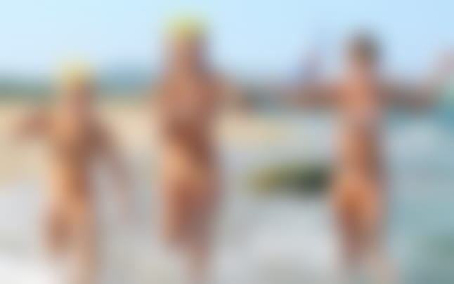 Images of young nudists sea