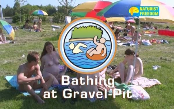 Bathing At Gravel Pit - Naturist freedom family nudism video [720×480 | 00:55:00 | 1.3 GB]