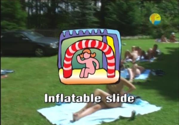 Inflatable Slide - Nudism family video  [720x480 | 00:55:01 | 1,5 GB]