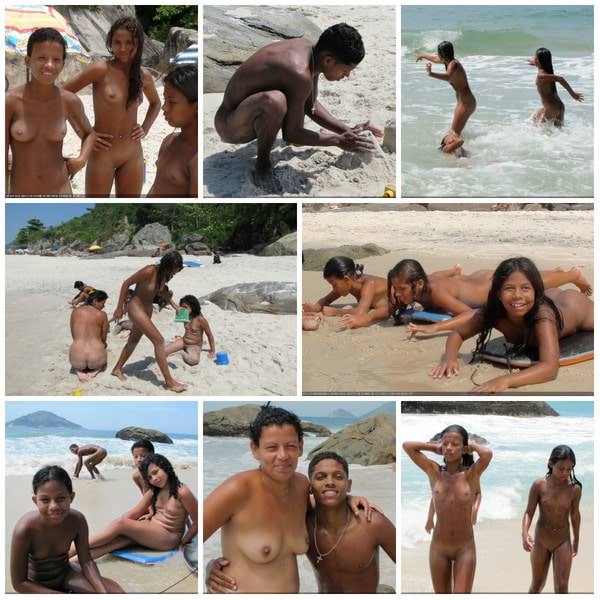 Photos young boys and girls nudists in Brazil