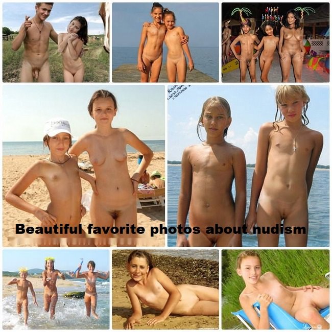 Nudist family album photos set 3